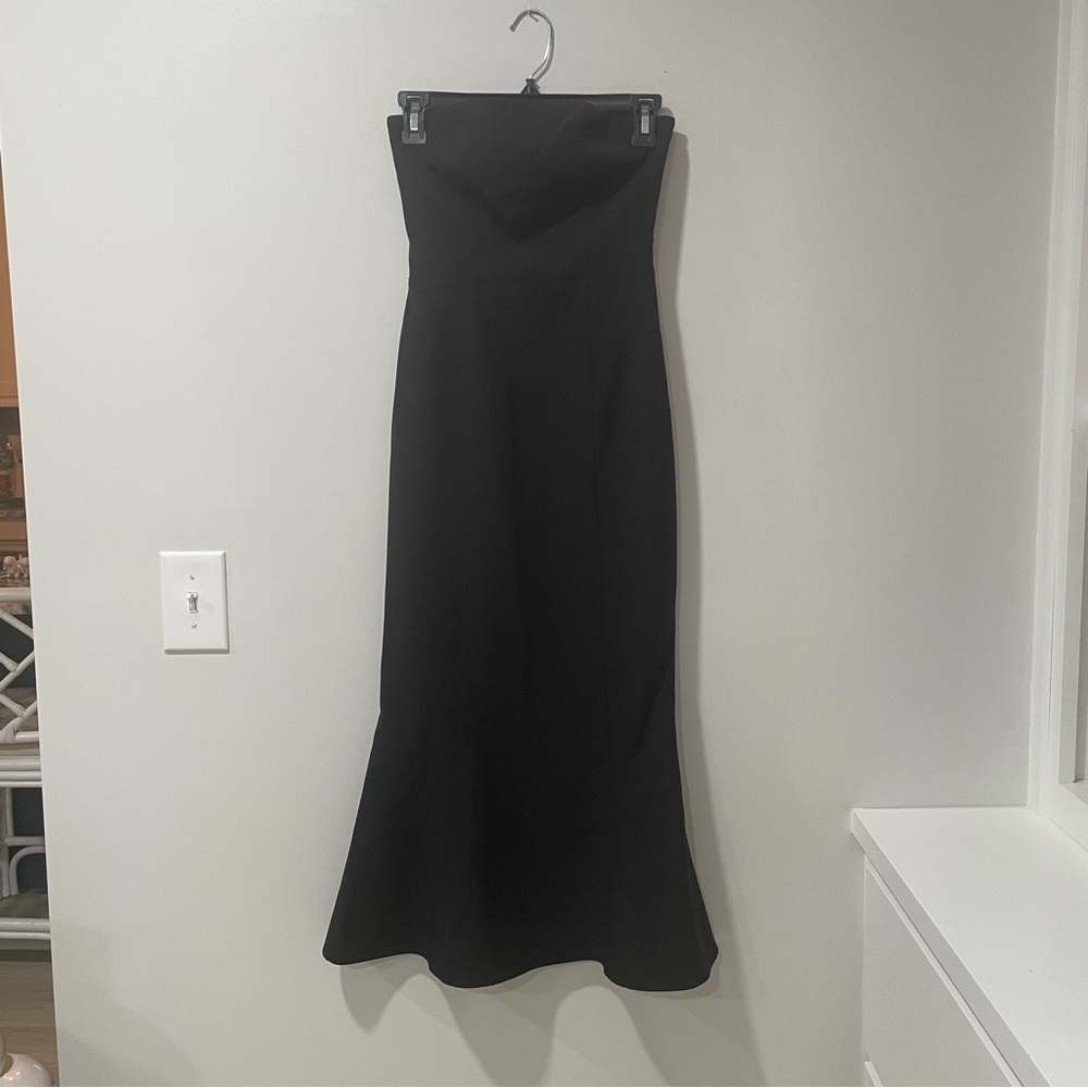 NWT Gianni Bini Elegant Black Strapless Dress Party Sexy Coquette